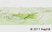 Physical Panoramic Map of Chi Lang, lighten