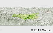 Physical Panoramic Map of Chi Lang, lighten, semi-desaturated