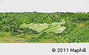 Physical Panoramic Map of Chi Lang, satellite outside