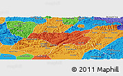 Political Panoramic Map of Chi Lang