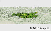 Satellite Panoramic Map of Chi Lang, lighten