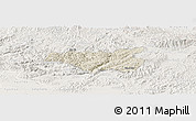 Shaded Relief Panoramic Map of Chi Lang, lighten