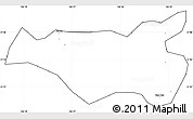 Blank Simple Map of Chi Lang, cropped outside