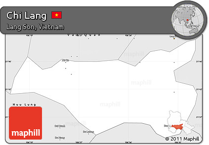 Silver Style Simple Map of Chi Lang