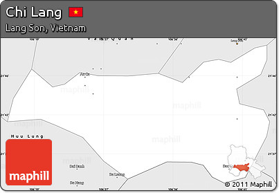 Silver Style Simple Map of Chi Lang