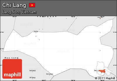 Silver Style Simple Map of Chi Lang