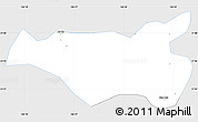 Silver Style Simple Map of Chi Lang, single color outside