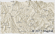 Shaded Relief 3D Map of Than Uyen