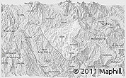 Silver Style 3D Map of Than Uyen