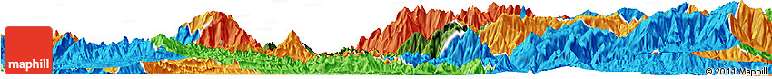 Satellite Horizon Map of Than Uyen, political outside