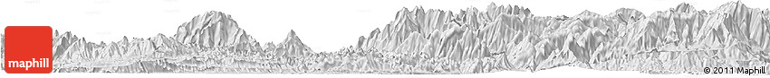 Silver Style Horizon Map of Than Uyen