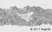 Gray Panoramic Map of Than Uyen