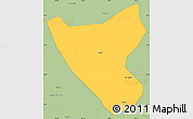 Savanna Style Simple Map of Than Uyen