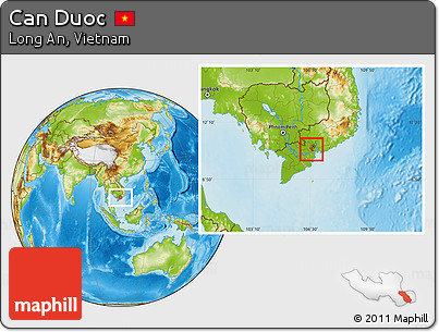 Physical Location Map of Can Duoc