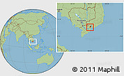 Savanna Style Location Map of Can Duoc