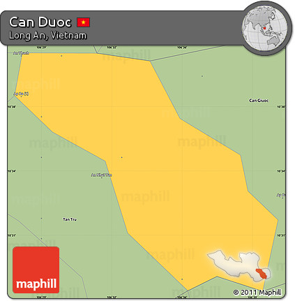 Savanna Style Simple Map of Can Duoc