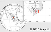 Blank Location Map of Can Giuoc, highlighted country, highlighted parent region