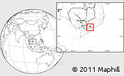 Blank Location Map of Can Giuoc, highlighted parent region