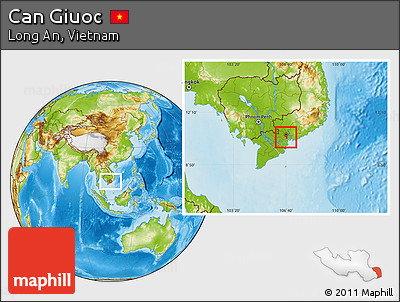 Physical Location Map of Can Giuoc