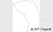 Blank Simple Map of Can Giuoc, cropped outside, no labels