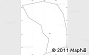 Blank Simple Map of Can Giuoc, cropped outside