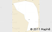 Classic Style Simple Map of Can Giuoc, single color outside