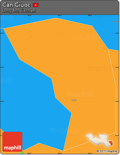 Political Simple Map of Can Giuoc