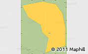 Savanna Style Simple Map of Can Giuoc