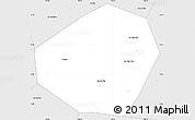 Silver Style Simple Map of Ca Mau