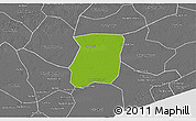 Physical 3D Map of Hong Dan, desaturated