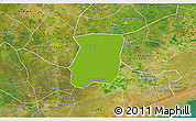 Physical 3D Map of Hong Dan, satellite outside
