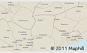 Shaded Relief 3D Map of Hong Dan