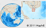 Shaded Relief Location Map of Hong Dan