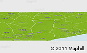 Physical Panoramic Map of Hong Dan