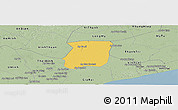 Savanna Style Panoramic Map of Hong Dan