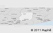 Silver Style Panoramic Map of Hong Dan