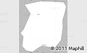 Gray Simple Map of Hong Dan