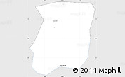 Silver Style Simple Map of Hong Dan, single color outside