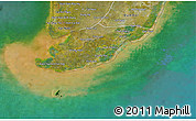 Satellite 3D Map of Ngoc Hien