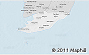 Silver Style 3D Map of Ngoc Hien