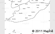 Blank Simple Map of Ngoc Hien