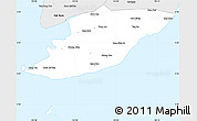 Silver Style Simple Map of Ngoc Hien