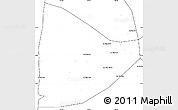 Blank Simple Map of Tran Van Thoi