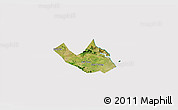 Satellite 3D Map of Nghi Loc, cropped outside