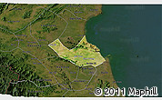 Satellite 3D Map of Nghi Loc, darken