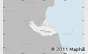 Gray Map of Nghi Loc, single color outside