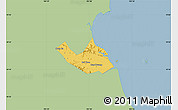 Savanna Style Map of Nghi Loc, single color outside