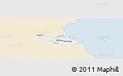 Classic Style Panoramic Map of Nghi Loc, single color outside