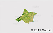 Satellite 3D Map of Quynh Luu, cropped outside