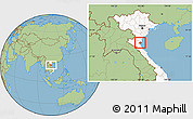 Savanna Style Location Map of Quynh Luu, highlighted country
